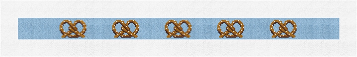 Pretzel Needlepoint Dog Collar Kit