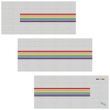 Pride Stripe Needlepoint Belt Kit