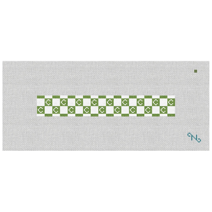 Primis Letter Needlepoint Key Fob Kit Stitched Preview