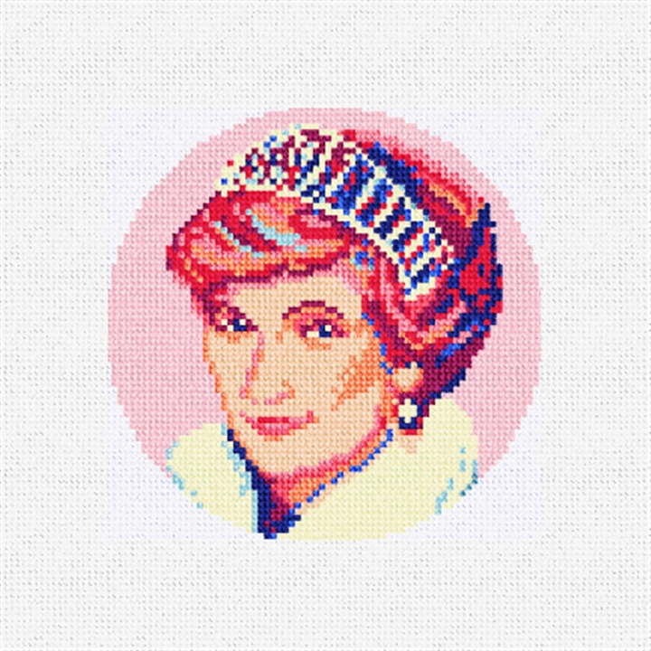Princess Diana Needlepoint Ornament Kit
