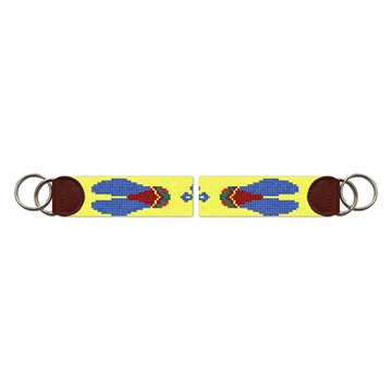 Provencal Needlepoint Key Fob
