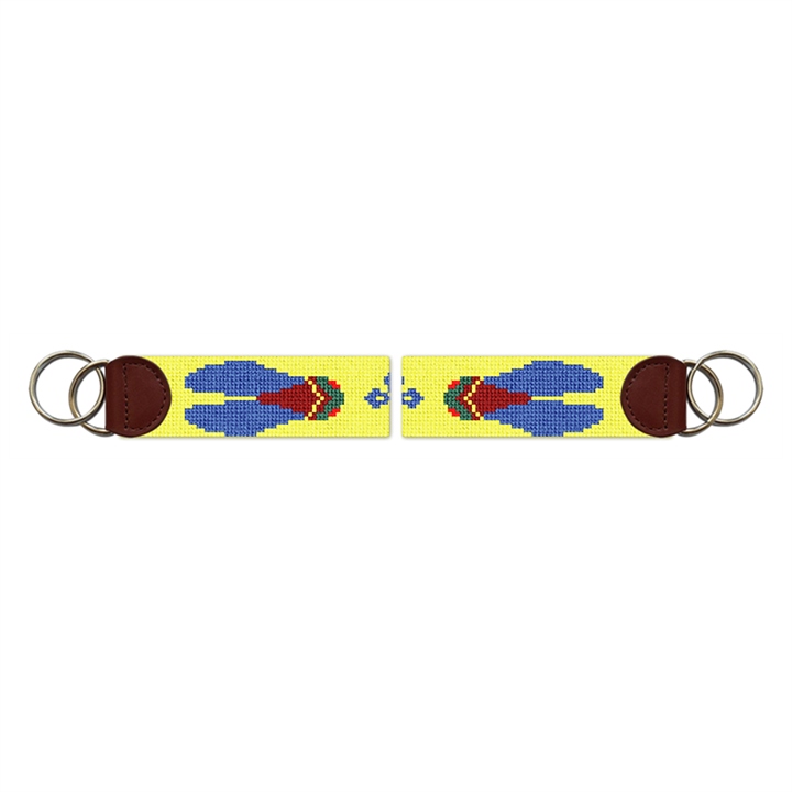 Provencal Needlepoint Key Fob