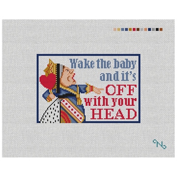 Queen Of Hearts Needlepoint Door Hanger Kit