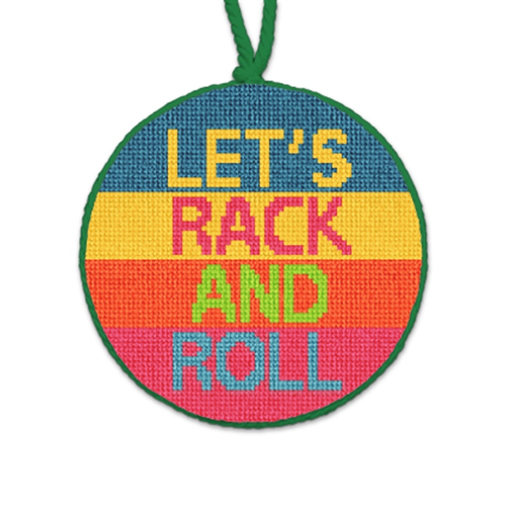 Rack and Roll Needlepoint Ornament