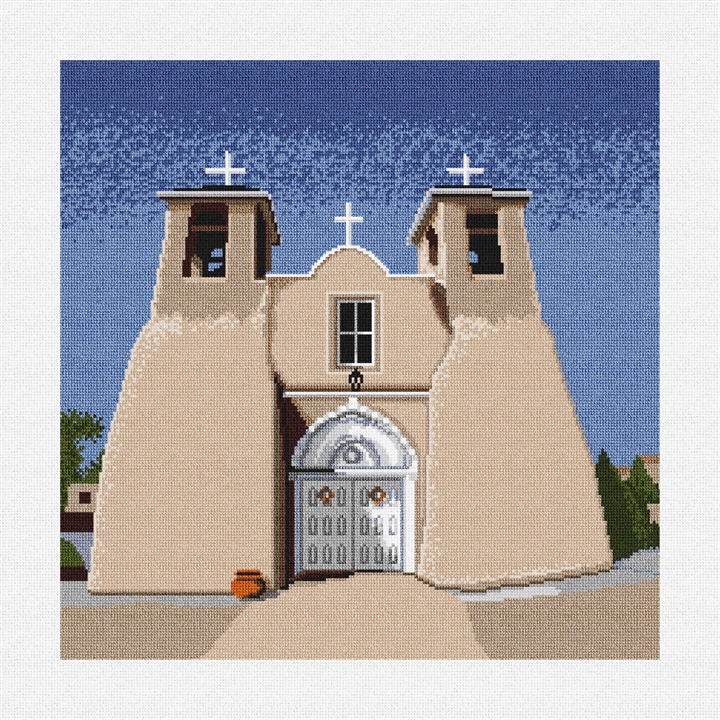 Rancho de Taos Needlepoint Pillow Kit