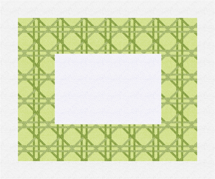 Rattan Picture Frame Needlepoint Kit