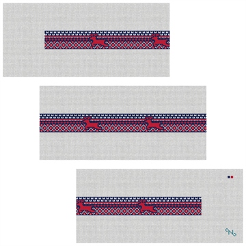 Reindeer Needlepoint Belt Kit