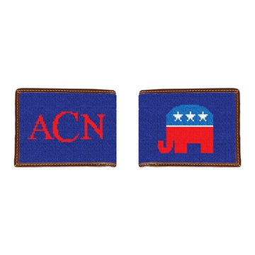 Republican Needlepoint Wallet