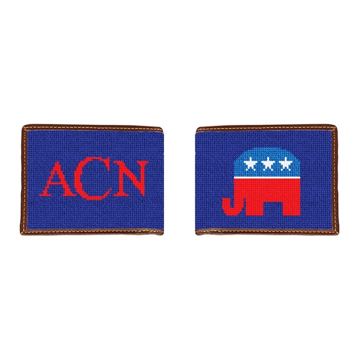 Republican Needlepoint Wallet