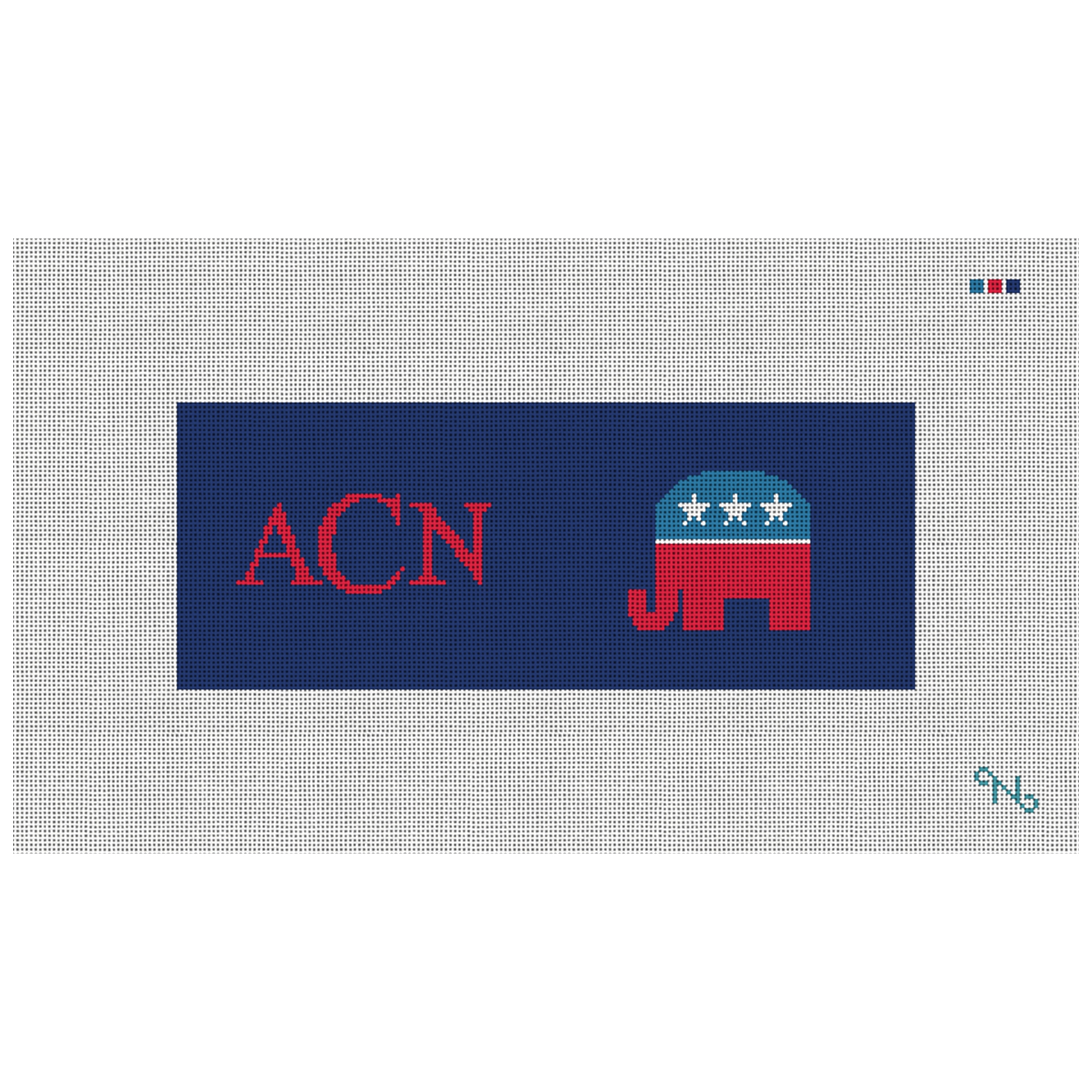 Republican Needlepoint Wallet Kit