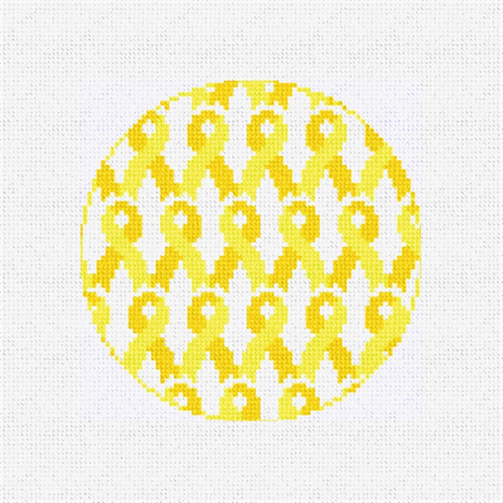 Ribbons of Gratitude Needlepoint Ornament Kit