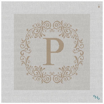 Rochelle Letter Needlepoint Pillow Kit