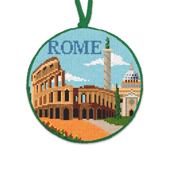 Rome Needlepoint Ornament