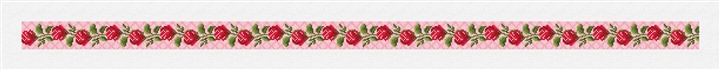 Rosebud Needlepoint Belt Kit