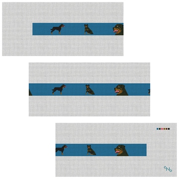 Rottweiler Needlepoint Belt Kit
