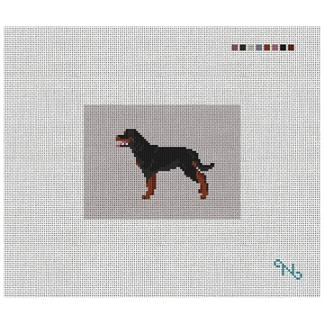 Rottweiler Needlepoint Card Wallet Kit