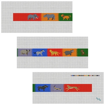 Safari Adventure Needlepoint Belt Kit