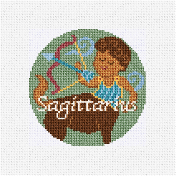 Sagittarius The Archer Needlepoint Ornament Kit
