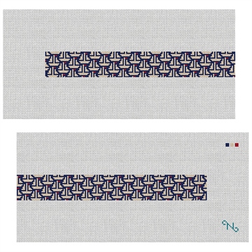 Sail Away Needlepoint Dog Collar Kit