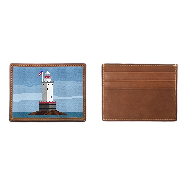 Sakonnet Lighthouse Needlepoint Card Wallet