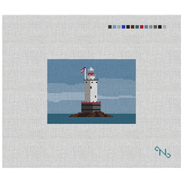 Sakonnet Lighthouse Needlepoint Card Wallet Kit