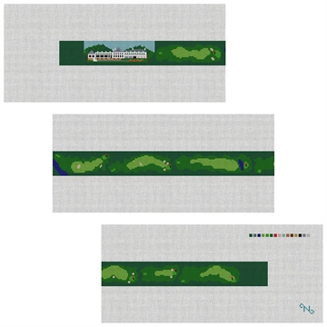 Salem Golf Course Needlepoint Belt Kit