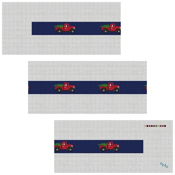 Santa's Red Truck Needlepoint Belt Kit
