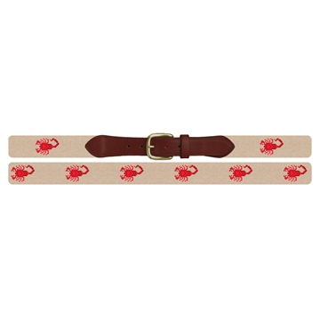 Scorpion Needlepoint Belt
