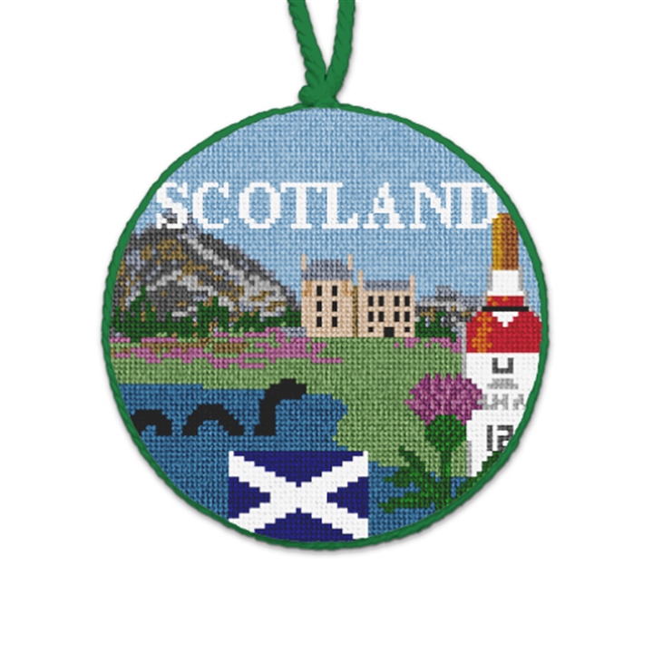 Scotland Needlepoint Ornament