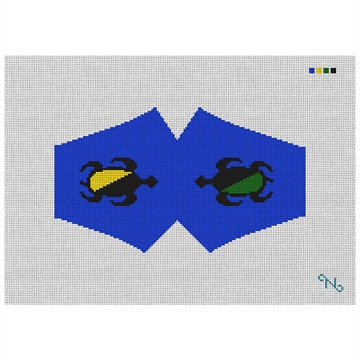 Sea Turtle Face Mask Needlepoint Kit