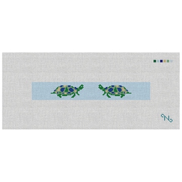 Sea Turtle Needlepoint Key Fob Kit