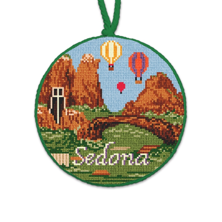 Sedona Needlepoint Ornament 