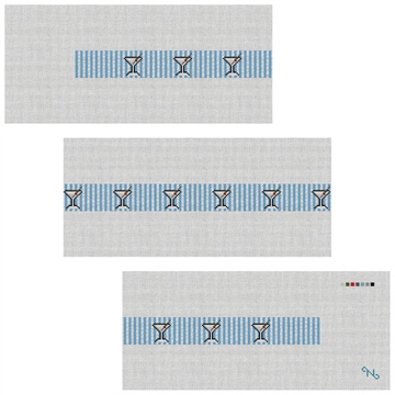 Seersucker Martini Needlepoint Belt Kit