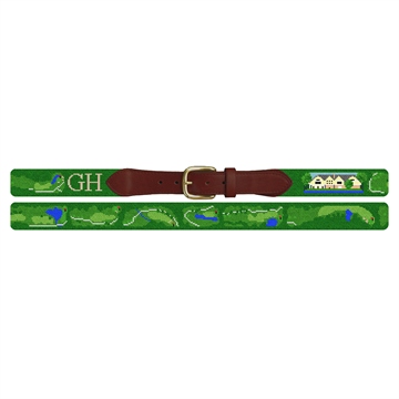 Settindown Creek Golf Course Needlepoint Belt