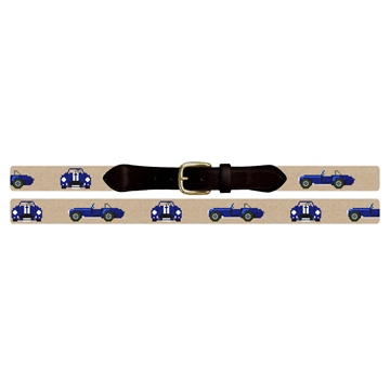 Shelby Cobra Needlepoint Belt