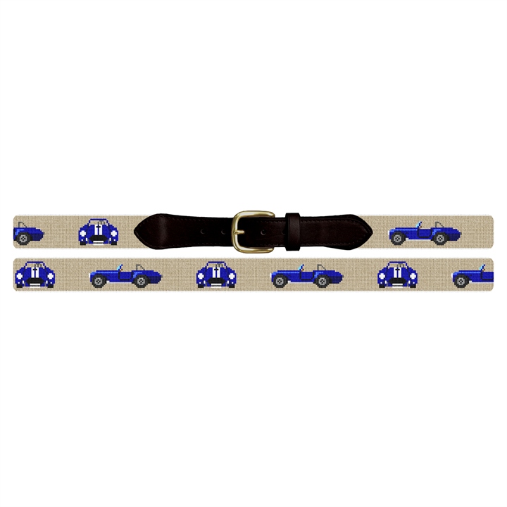 Shelby Cobra Needlepoint Belt