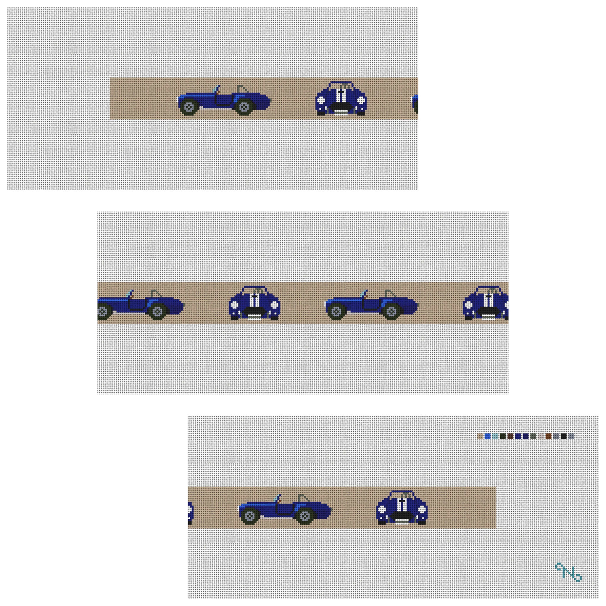 Shelby Cobra Needlepoint Belt Kit