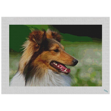 Shetland Sheepdog Needlepoint Kit