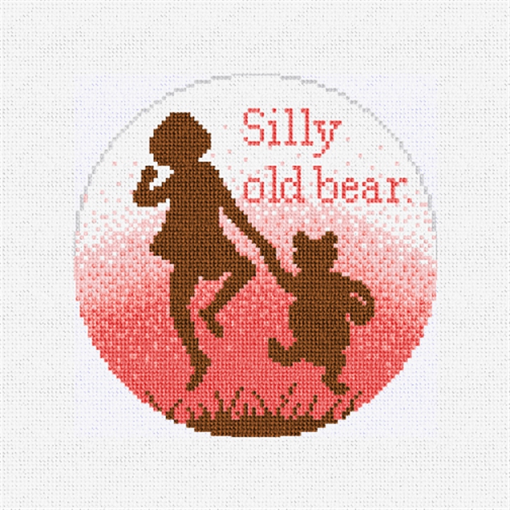 Silly Old Bear Needlepoint Ornament Kit