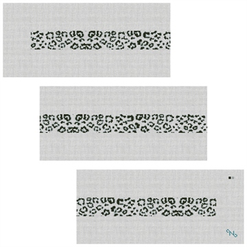 Snow Leopard Needlepoint Belt Kit