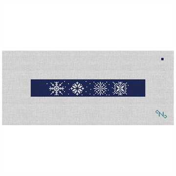 Snowflakes Needlepoint Key Fob Kit