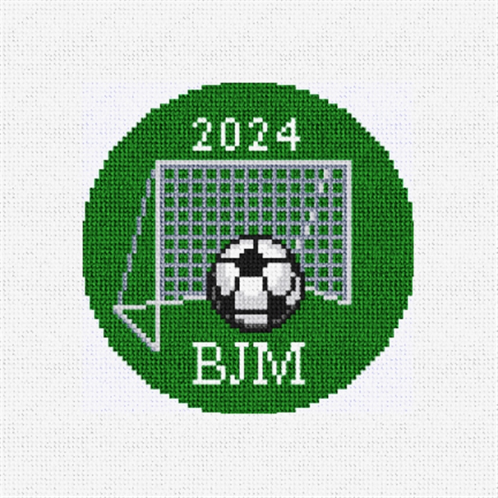 Soccer Goal Needlepoint Ornament Kit