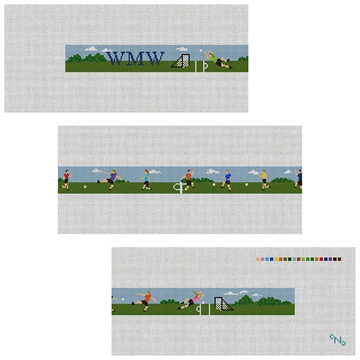 Soccer Practice Needlepoint Belt Kit