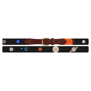 Solar System Needlepoint Belt
