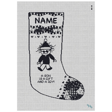 Son is a Gift Needlepoint Stocking Kit