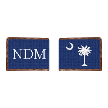 South Carolina Flag Needlepoint Wallet
