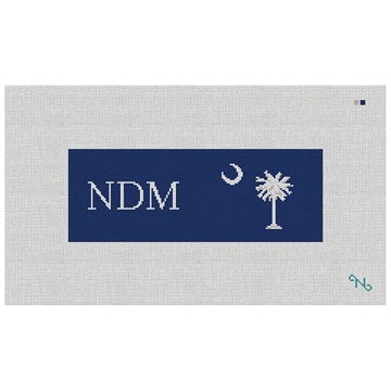 South Carolina Flag Needlepoint Wallet Kit