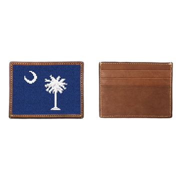 South Carolina Needlepoint Card Wallet