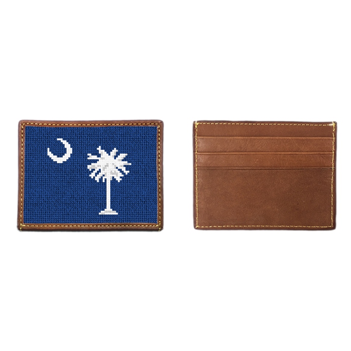 South Carolina Needlepoint Card Wallet