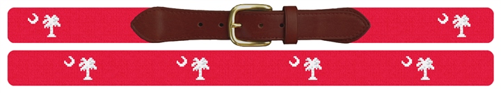South Carolina Palmetto Needlepoint Belt
